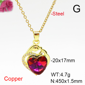 Fashion Copper Necklace  F6N407109aakl-G030