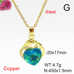 Fashion Copper Necklace  F6N407110aakl-G030