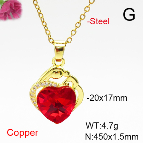Fashion Copper Necklace  F6N407112aakl-G030