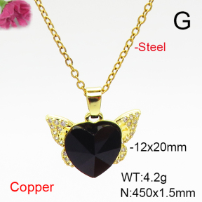Fashion Copper Necklace  F6N407117aakl-G030