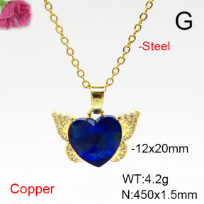 Fashion Copper Necklace  F6N407119aakl-G030