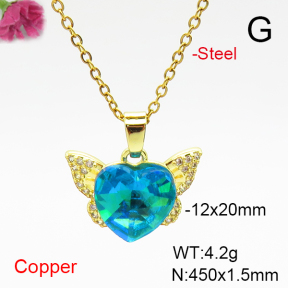 Fashion Copper Necklace  F6N407120aakl-G030