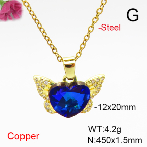 Fashion Copper Necklace  F6N407121aakl-G030