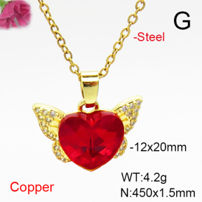 Fashion Copper Necklace  F6N407122aakl-G030