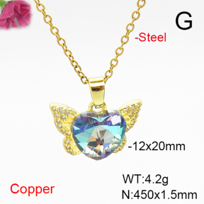 Fashion Copper Necklace  F6N407123aakl-G030