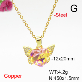 Fashion Copper Necklace  F6N407124aakl-G030