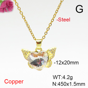Fashion Copper Necklace  F6N407127aakl-G030