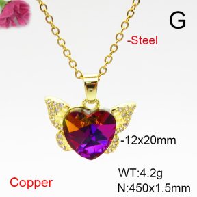 Fashion Copper Necklace  F6N407128aakl-G030