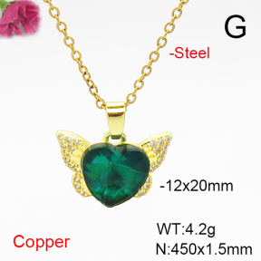 Fashion Copper Necklace  F6N407130aakl-G030