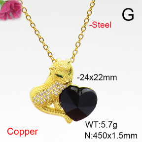 Fashion Copper Necklace  F6N407132aakl-G030