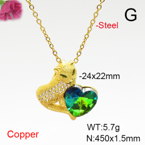 Fashion Copper Necklace  F6N407134aakl-G030