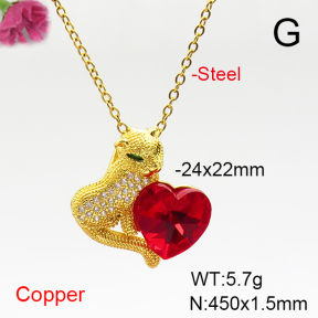 Fashion Copper Necklace  F6N407139aakl-G030