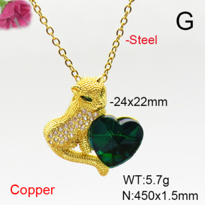 Fashion Copper Necklace  F6N407142aakl-G030