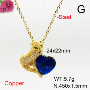 Fashion Copper Necklace  F6N407144aakl-G030