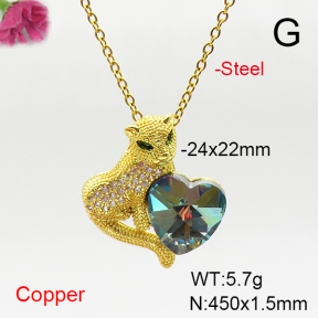 Fashion Copper Necklace  F6N407146aakl-G030