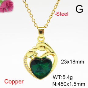 Fashion Copper Necklace  F6N407150aakl-G030