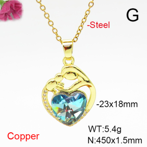 Fashion Copper Necklace  F6N407155aakl-G030