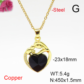 Fashion Copper Necklace  F6N407158aakl-G030