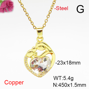 Fashion Copper Necklace  F6N407159aakl-G030