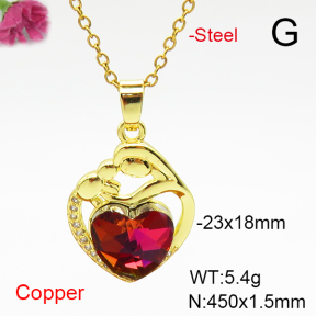 Fashion Copper Necklace  F6N407162aakl-G030