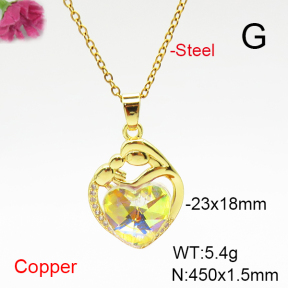 Fashion Copper Necklace  F6N407164aakl-G030
