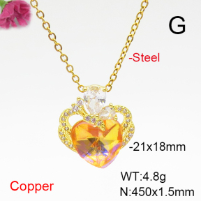 Fashion Copper Necklace  F6N407165aakl-G030