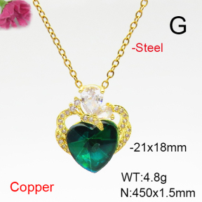 Fashion Copper Necklace  F6N407167aakl-G030