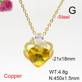 Fashion Copper Necklace  F6N407170aakl-G030