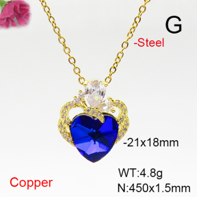 Fashion Copper Necklace  F6N407171aakl-G030