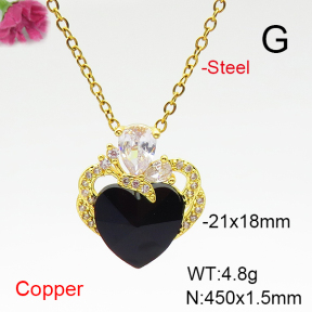 Fashion Copper Necklace  F6N407172aakl-G030