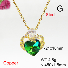 Fashion Copper Necklace  F6N407175aakl-G030