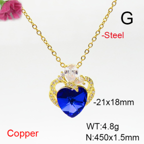 Fashion Copper Necklace  F6N407176aakl-G030