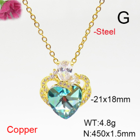 Fashion Copper Necklace  F6N407177aakl-G030