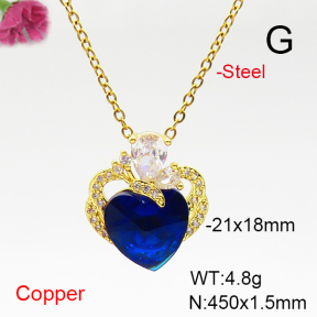 Fashion Copper Necklace  F6N407178aakl-G030