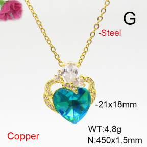 Fashion Copper Necklace  F6N407179aakl-G030
