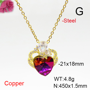Fashion Copper Necklace  F6N407180aakl-G030