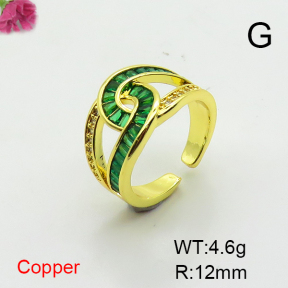 Fashion Copper Ring  F6R401473bbov-L017