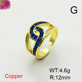 Fashion Copper Ring  F6R401475bbov-L017
