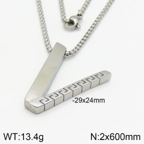 Stainless Steel Necklace  2N2003139bhva-746