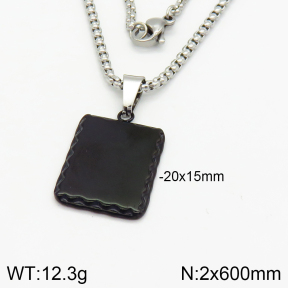 Stainless Steel Necklace  2N2003142vbpb-746