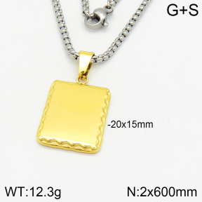 Stainless Steel Necklace  2N2003143vbpb-746