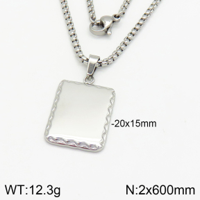 Stainless Steel Necklace  2N2003144bbov-746