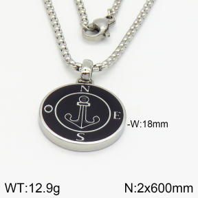 Stainless Steel Necklace  2N3001185bhbl-746