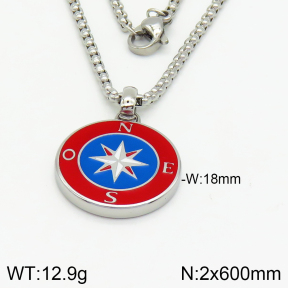 Stainless Steel Necklace  2N3001186bhbl-746