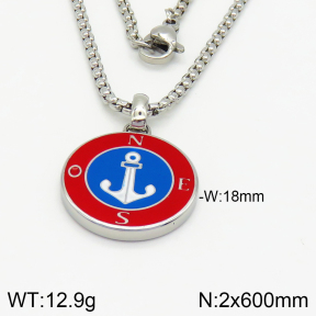 Stainless Steel Necklace  2N3001187bhbl-746