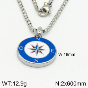 Stainless Steel Necklace  2N3001188bhbl-746