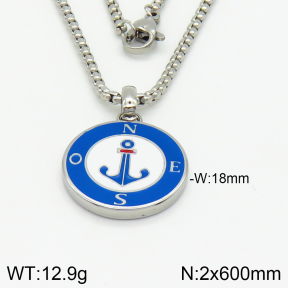 Stainless Steel Necklace  2N3001189bhbl-746