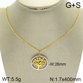 Stainless Steel Necklace  2N3001190vbll-434
