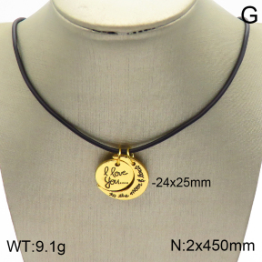 Stainless Steel Necklace  2N5000096bbov-256