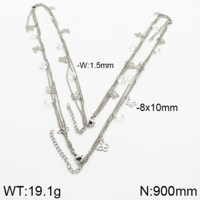 Stainless Steel Necklace  5N4001696bika-350